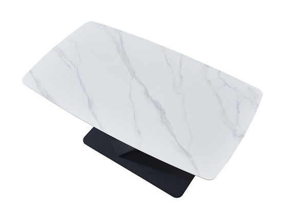 Mesa de comedor de moda de la pizarra de la losa de mármol de la piedra