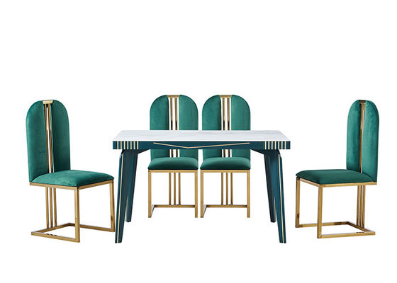 Mesa de comedor de lujo ligera moderna del restaurante del tablero de la roca