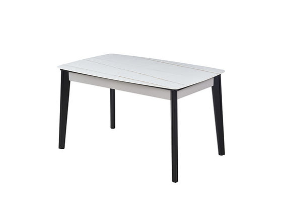 Mesa de comedor simple de la pizarra del tablero el 130x80x76cm del rock moderno