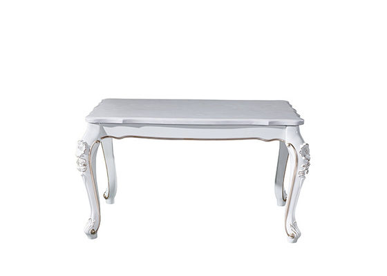 Mesa de comedor de mármol elegante de la familia europea del 130x80x76cm