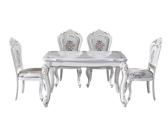 mesa de comedor superior de mármol blanca de los 80cmx130cmx75cm