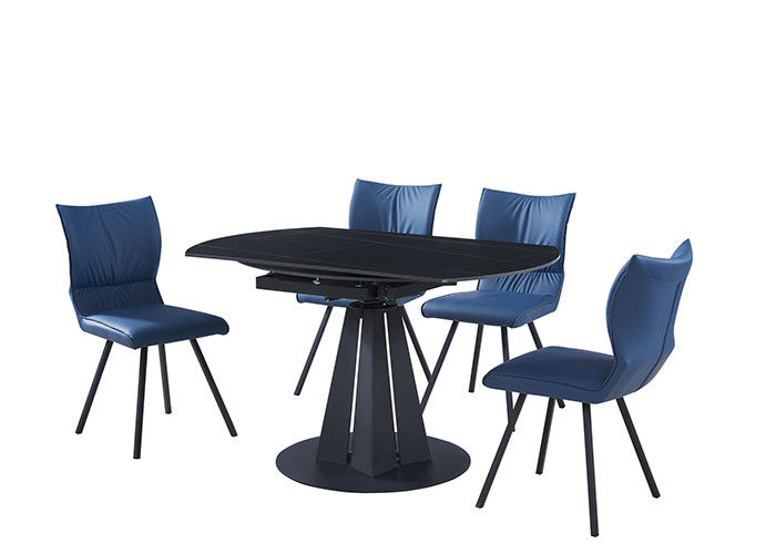 Mesa de comedor minimalista del mármol del círculo del restaurante ISO9001