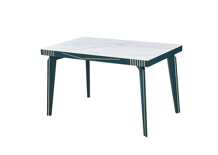Mesa de comedor de lujo ligera moderna del restaurante del tablero de la roca