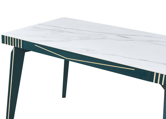 Mesa de comedor de lujo ligera moderna del restaurante del tablero de la roca