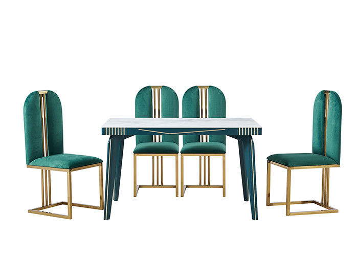 Mesa de comedor de lujo ligera moderna del restaurante del tablero de la roca