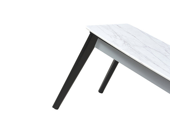 Mesa de comedor de la pizarra de los muebles del comedor de la losa de la roca