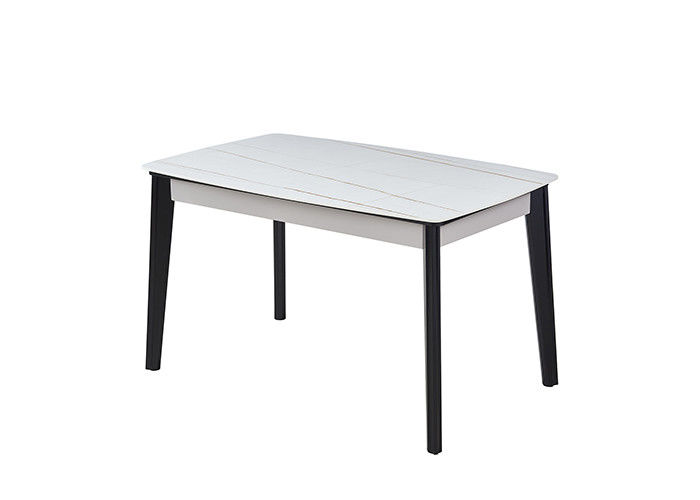 Mesa de comedor simple de la pizarra del tablero el 130x80x76cm del rock moderno