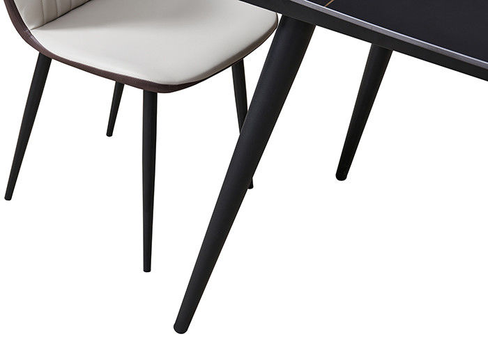 mesa de comedor de la pizarra del 140cmx80cmx76cm, mesa de comedor de la roca