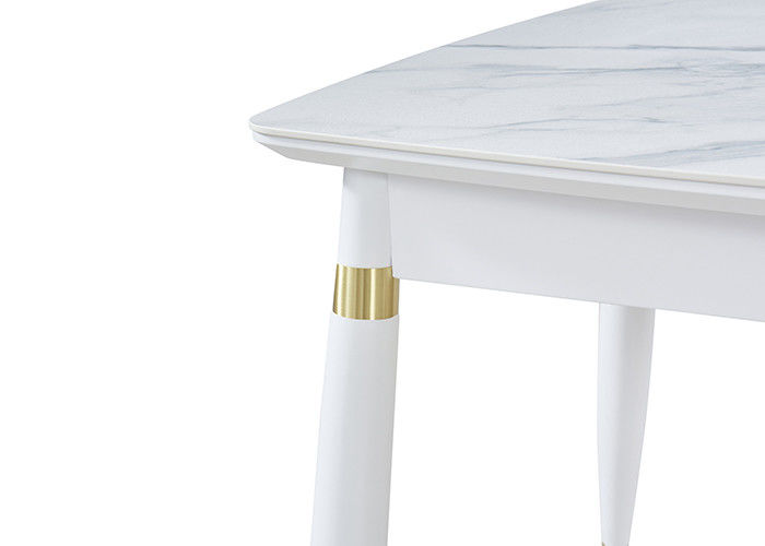 Mesa de comedor de lujo ligera de la pizarra del estilo el 130cmx80cmx76cm