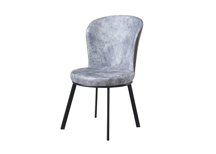 Luz moderna Gray Upholstered Dining Chairs de la oficina