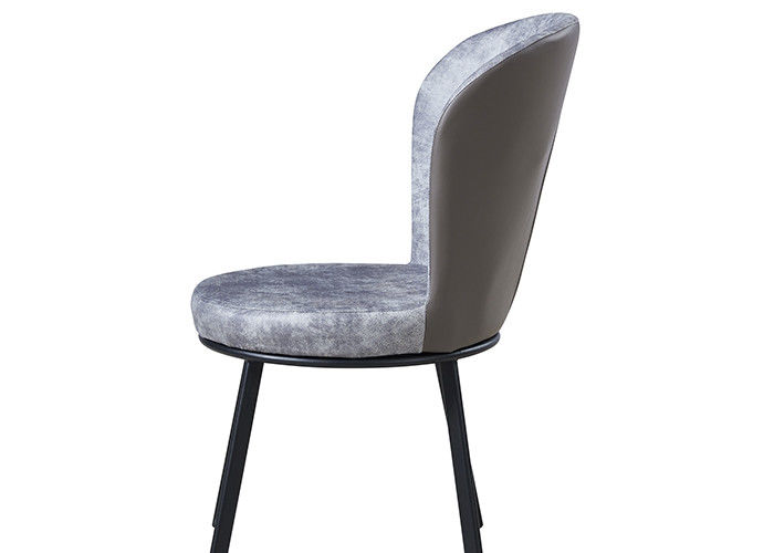 Luz moderna Gray Upholstered Dining Chairs de la oficina