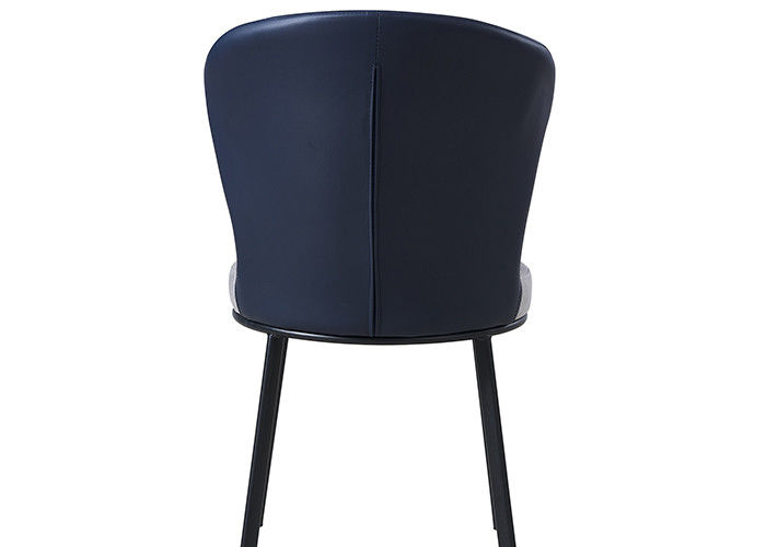 Familia Grey Upholstered Dining Chair del hierro labrado