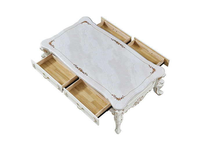 Noble retro y mesa de centro elegante del comedor de la resina del MDF