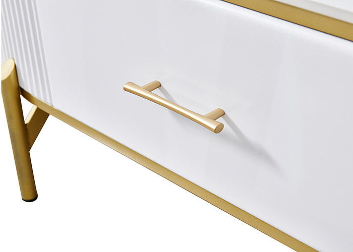 Sistema de madera de goma de moda de la mesa de centro de la unidad del marco TV