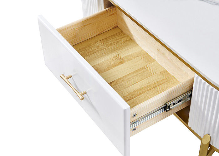 Sistema de madera de goma de moda de la mesa de centro de la unidad del marco TV