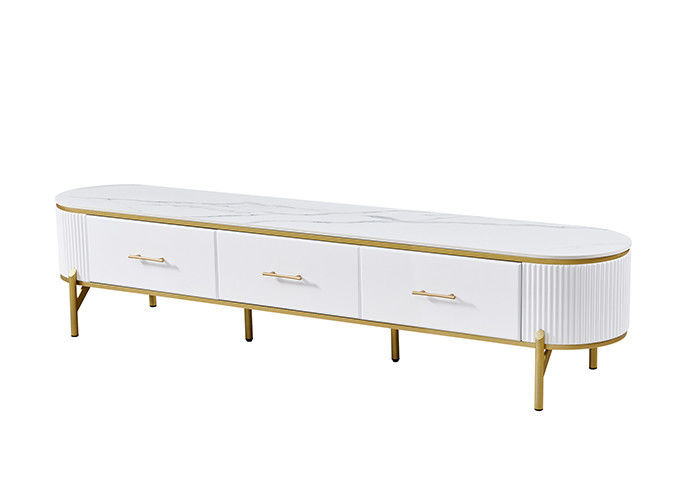 Tablero del rock moderno que hace juego el soporte y la mesa de comedor de la TV