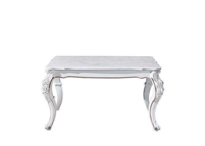 Noble de mármol y tabla rectangular elegante del restaurante