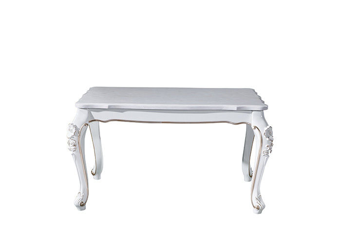 Mesa de comedor de mármol elegante de la familia europea del 130x80x76cm
