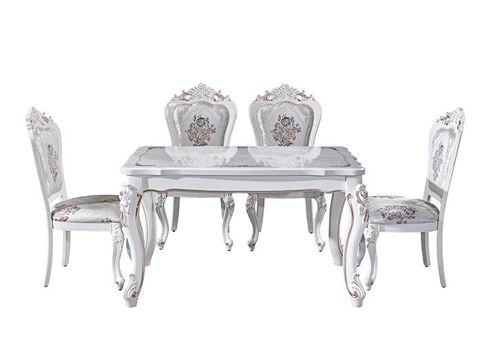 mesa de comedor superior de mármol blanca de los 80cmx130cmx75cm