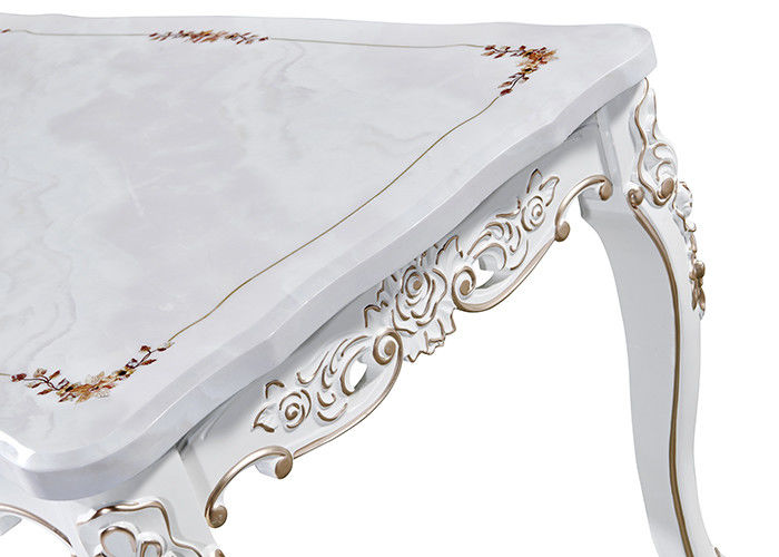 Mesa de comedor de mármol nórdica de la altura retra de los 75cm H-1198 C-34