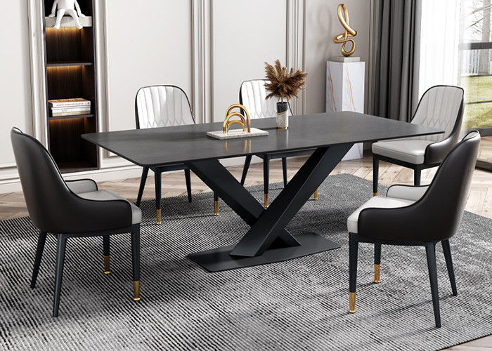 Mesa de comedor de mármol de lujo fuerte y durable del hotel