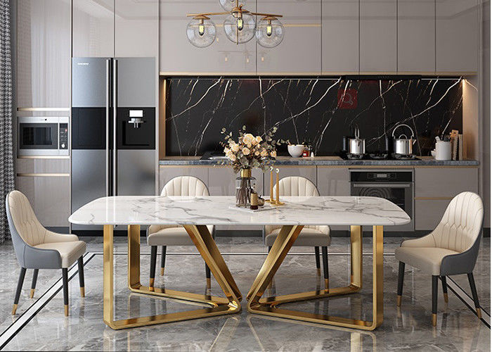 Mesa de comedor de mármol de lujo ISO9001