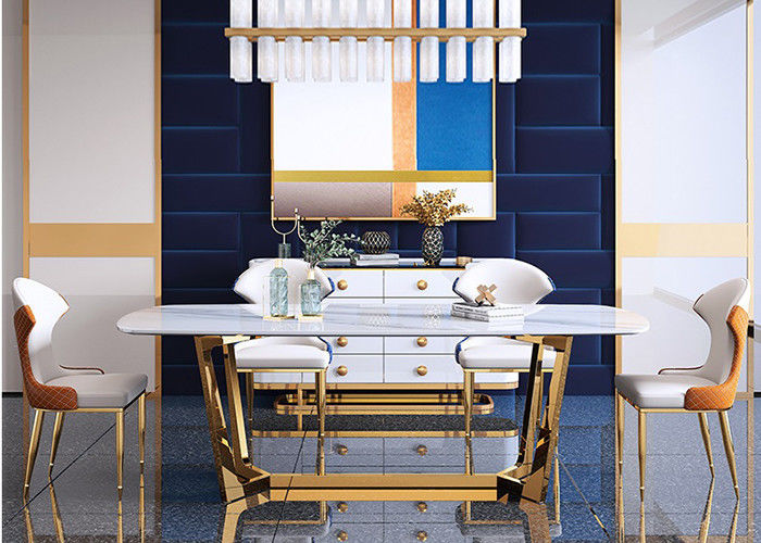 Mesa de comedor del estilo del mármol del restaurante