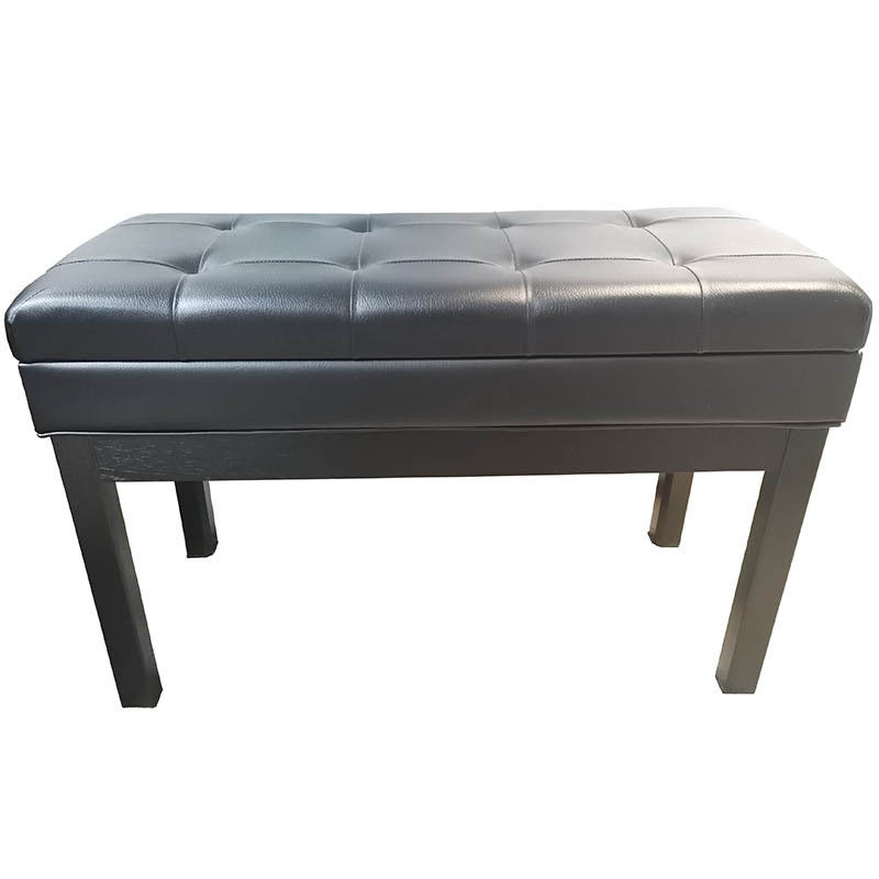 Taburete de piano doble antiguo de cuero del Odm del almacenamiento Ottoman los 86cm altos