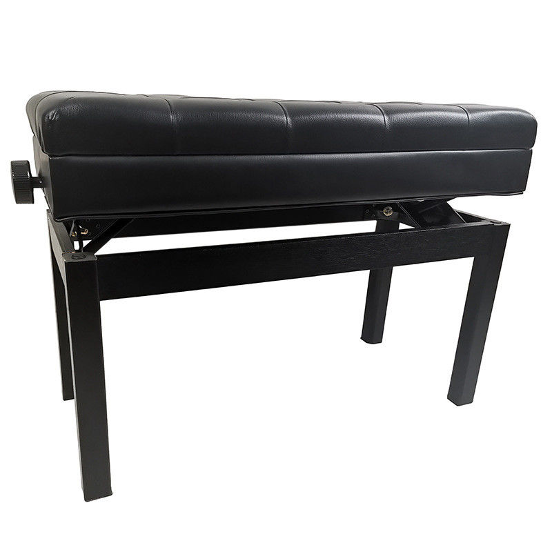 Taburete de piano doble antiguo de cuero del Odm del almacenamiento Ottoman los 86cm altos