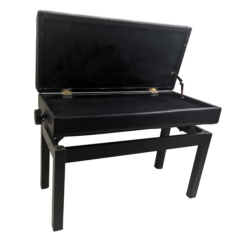 Taburete de piano doble antiguo de cuero del Odm del almacenamiento Ottoman los 86cm altos