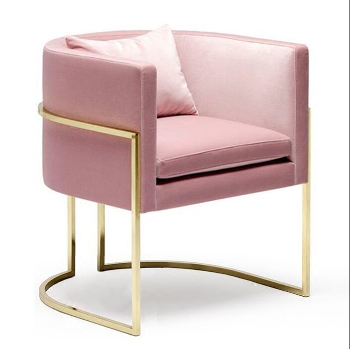 Muebles nórdicos Sofa Set del hierro labrado de la negociación del estudio