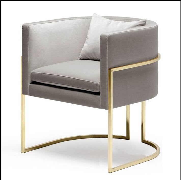 Muebles nórdicos Sofa Set del hierro labrado de la negociación del estudio